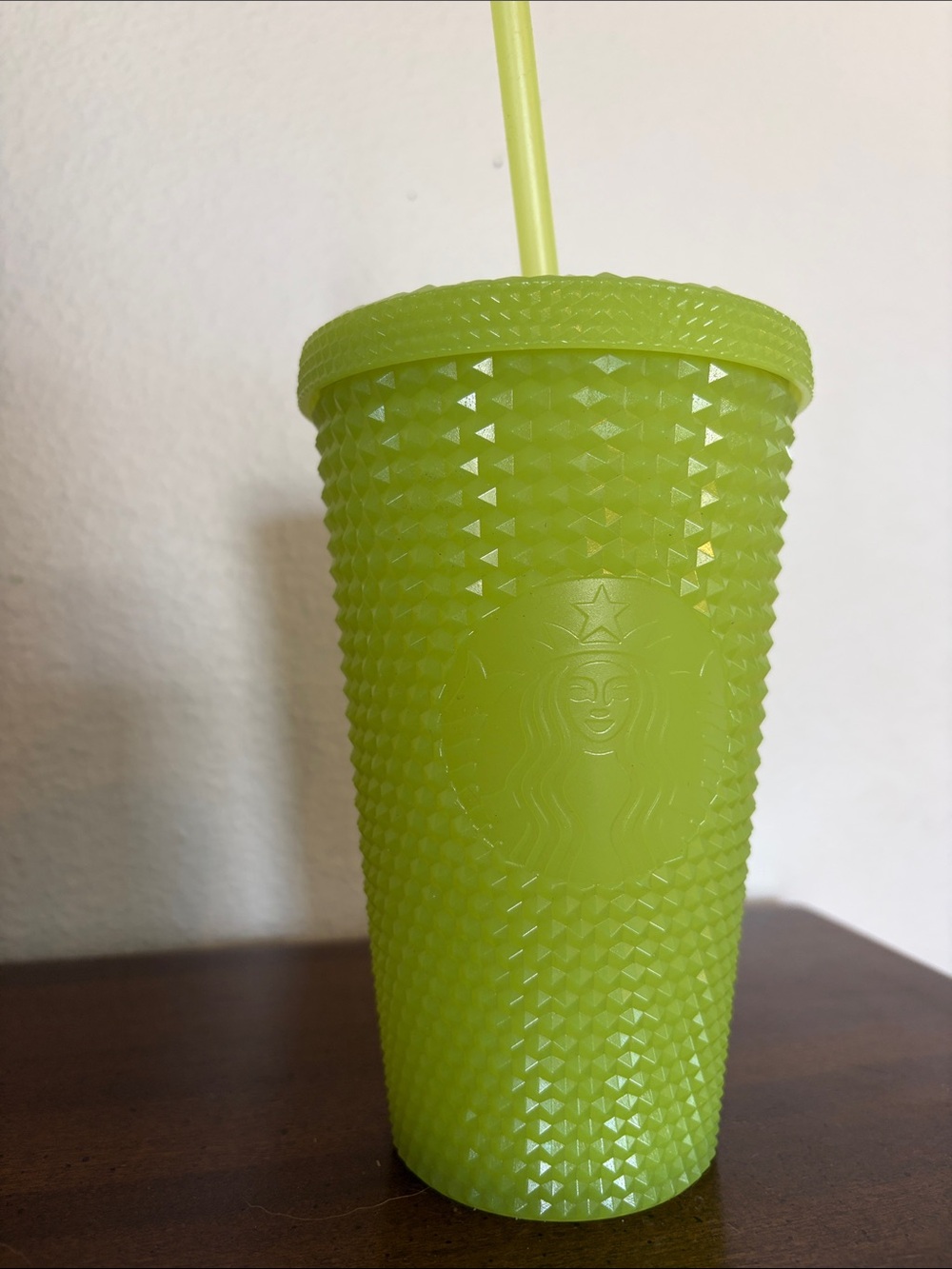 Starbucks Halloween Glow In The Dark Lime Green Studded Reusable Tumbler 16oz